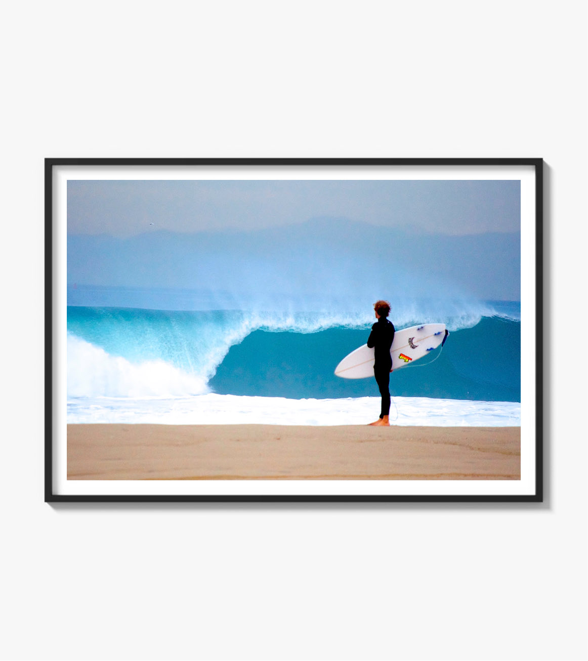 Blue surfer